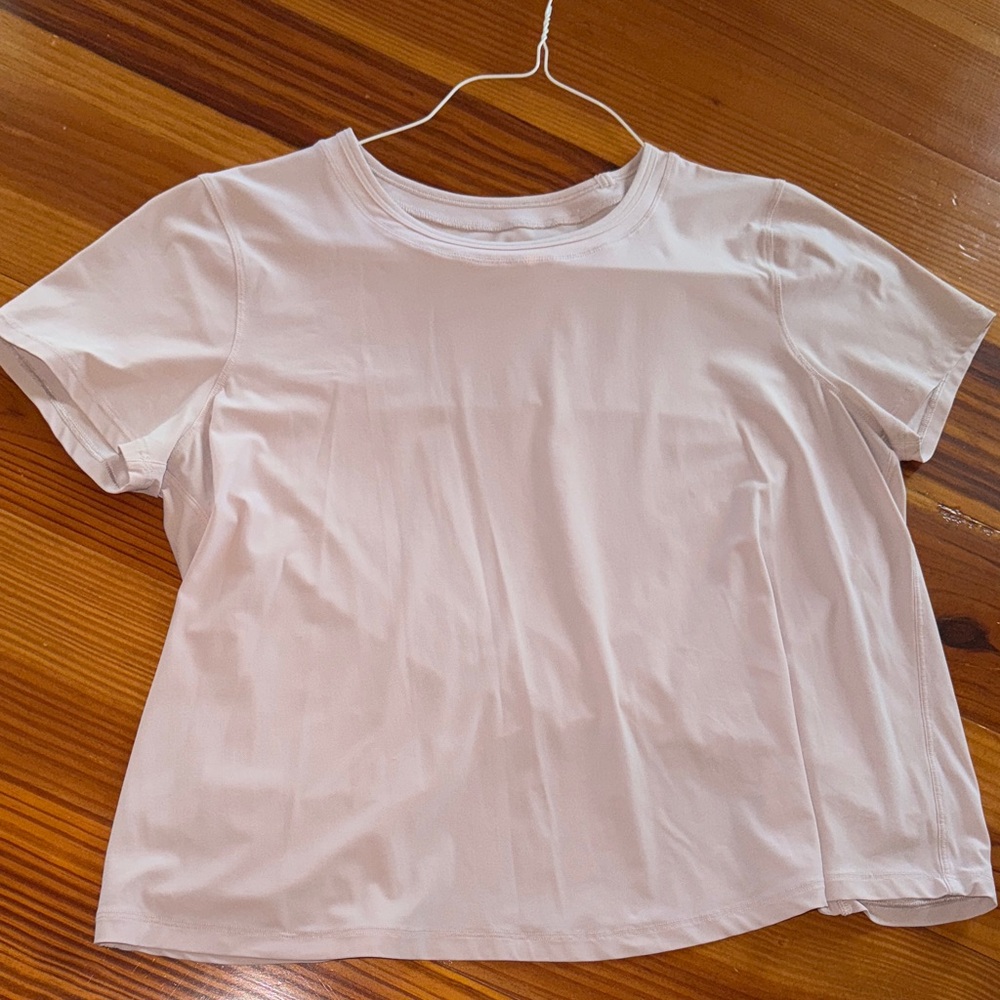 Lululemon Light Pink/Purple Short Sleeve T-Shirt